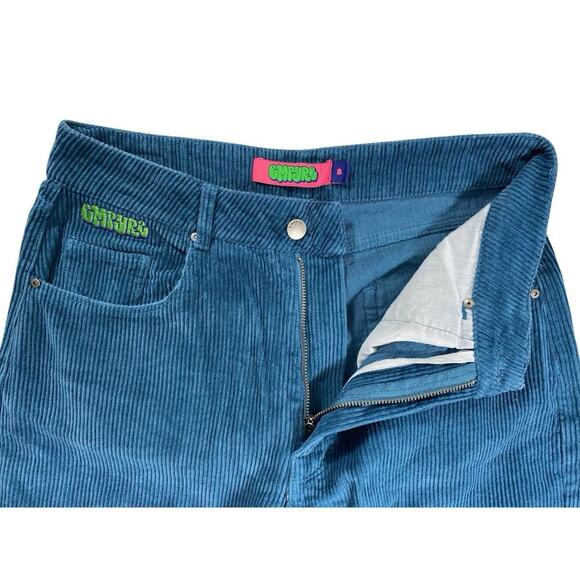 Empyre Tori Sk8 Corduroy Pants Bundle – Sz 10 – Blue & Gray Y2K Wide Leg 90s Sk8 - Picture 7 of 16